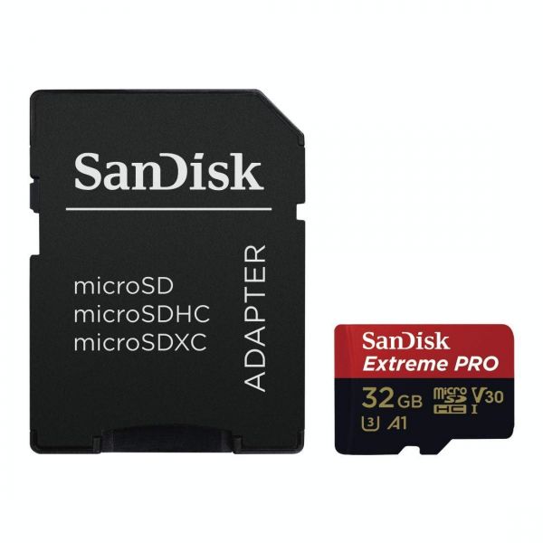 SanDisk Extreme Pro 32GB microSDHC 100MB/s UHS-I U3 V30 A1