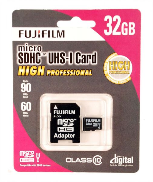 Micro-SDHC 32GB UHS-I High Professional