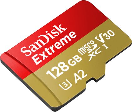 SanDisk Extreme 128 GB microSDXC 160MB/s UHS-I, Class10, U3, V30, A2