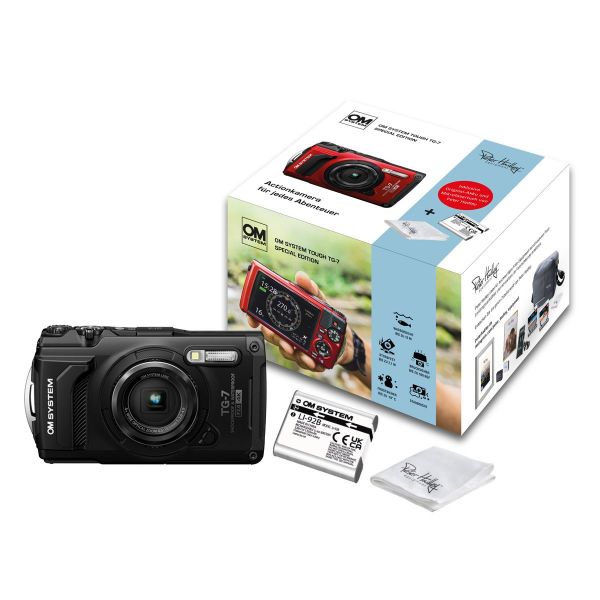 Tough TG-7 Actionkamera Special Edition + Original-Zweitakku und Mikrofasertuch