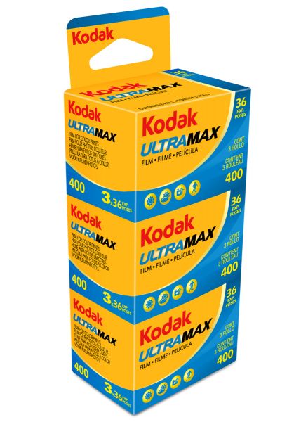 Kodak Ultra Max 400 135/36 3er Pack Kleinbildfilm