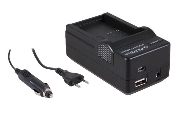 Ladegerät für Olympus (BLS1,BLS5,E400,E410)