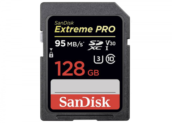SDXC EXTREME PRO UHS1 128GB V30 95MB/s