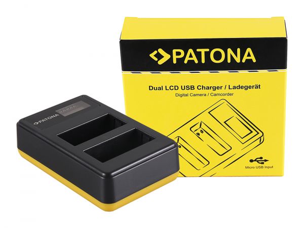 Dual LCD USB Ladegerät für Fujifilm (NPW126)