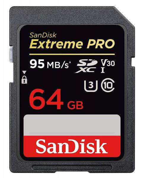 SD EXTREME PRO UHS1 XC 64GB V30 95MB/s