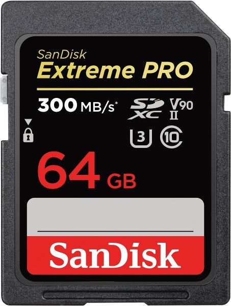64 GB SDXC ExtremePro 300MB/s V90 UHS-II