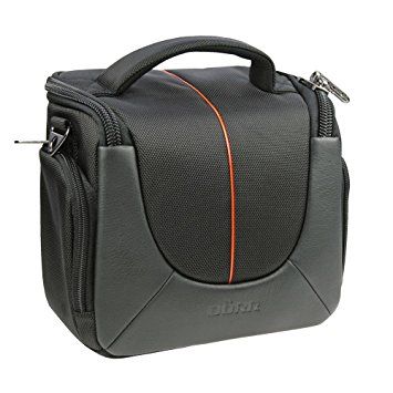 Yuma M Kameratasche schwarz/orange