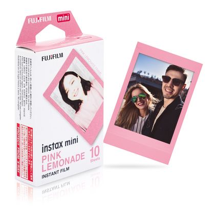 Fujifilm Instax Mini Pink Lemonade Sofortbildfilm Color 10er