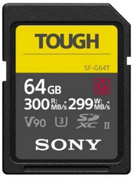 Sony 64 GB SDXC UHS-II R300 TOUGH Class10 Speicherkarte
